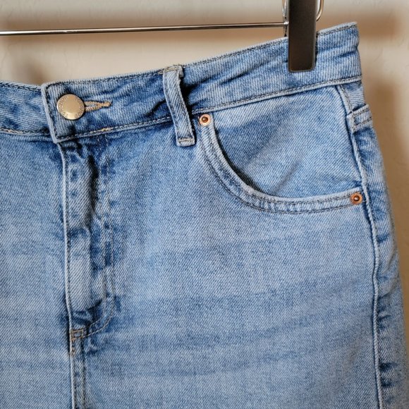 Topshop Moto Mom Cutoff Denim Jean Shorts - Picture 5 of 16